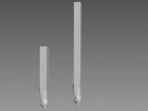 Furniture leg 3D Model