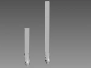 Furniture leg 3D Model