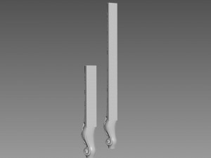 Furniture leg 3D Model