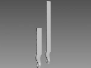Furniture leg 3D Model