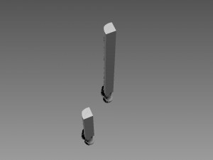 Furniture leg 3D Model