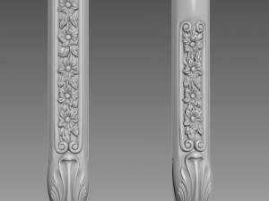 Furniture leg 3D Model