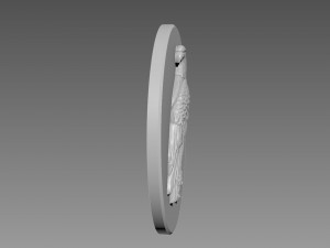 Eagle Bas-relief 3D Модель