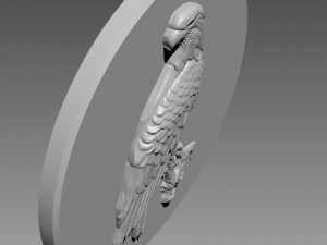 Eagle Bas-relief 3D Модель