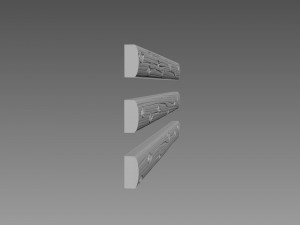 Wooden log 3Dモデル