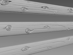 Wooden log 3Dモデル