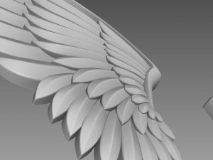 Wings relief Modèle 3D