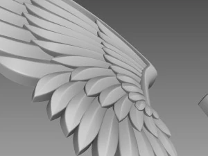 Wings relief 3D Model