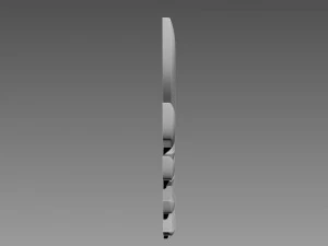 Wings stylized logo 3D Model
