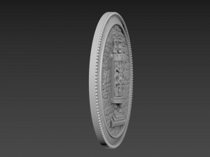 Torah Bas-Relief Model 3D