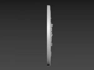 Torah Bas-Relief 3D Model