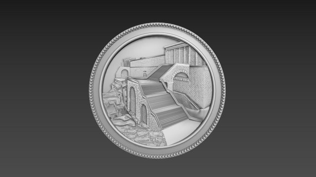 Jerusalem Second Tample Relief Model 3D .c4d .max .obj .3ds .fbx .stl .blend 