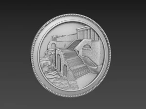 Jerusalem Second Tample Relief 3D Model