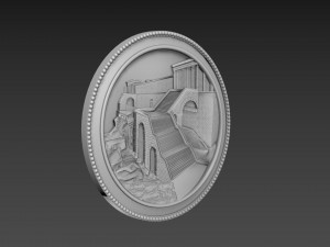 Jerusalem Second Tample Relief Model 3D