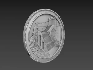 Jerusalem Second Tample Relief 3D Model