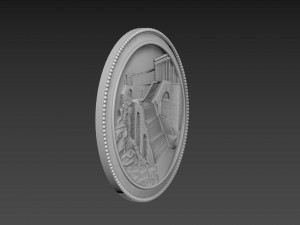 Jerusalem Second Tample Relief Model 3D