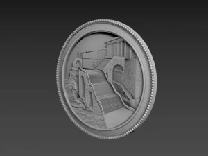 Jerusalem Second Tample Relief 3D Model