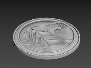 Jerusalem Second Tample Relief 3D Model