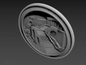 Jerusalem Second Tample Relief 3D Model