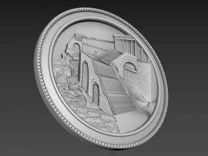 Jerusalem Second Tample Relief 3D Model