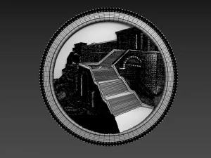 Jerusalem Second Tample Relief 3D Model