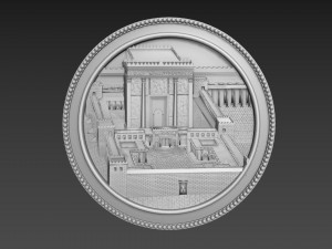Jerusalem First Tample Relief 3D Model
