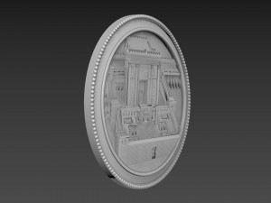 Jerusalem First Tample Relief Model 3D