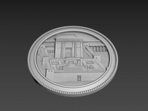 Jerusalem First Tample Relief Model 3D