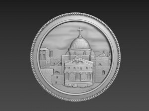 Church of the Holy Sepulcher Relief 3D Model