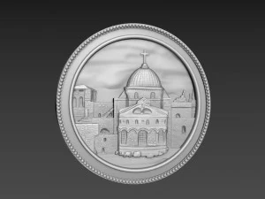 Church of the Holy Sepulcher Relief 3D Model
