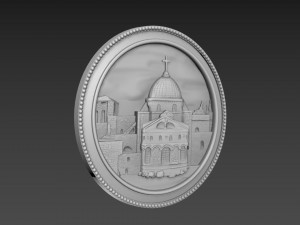 Church of the Holy Sepulcher Relief 3D 모델