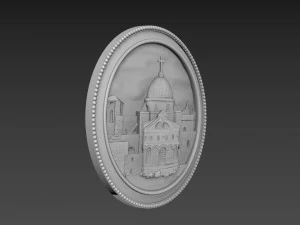 Church of the Holy Sepulcher Relief 3D Model