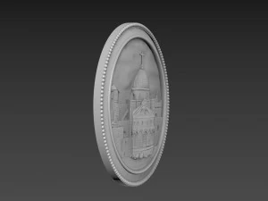 Church of the Holy Sepulcher Relief 3D Model