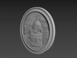 Church of the Holy Sepulcher Relief 3D Model