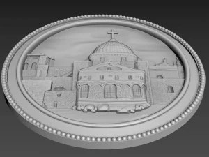 Church of the Holy Sepulcher Relief 3D Model