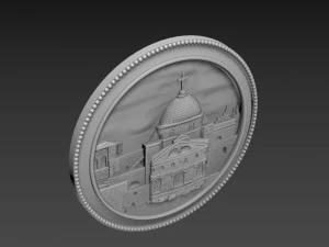 Church of the Holy Sepulcher Relief 3D Model
