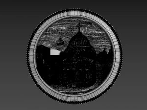 Church of the Holy Sepulcher Relief 3D Model