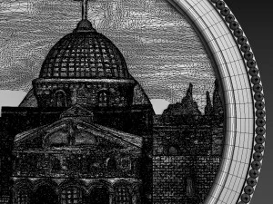 Church of the Holy Sepulcher Relief 3D Model