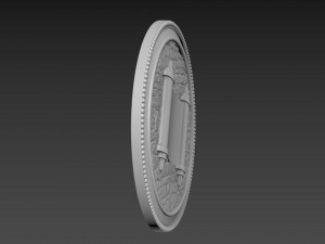 Torah Bas-Relief Model 3D