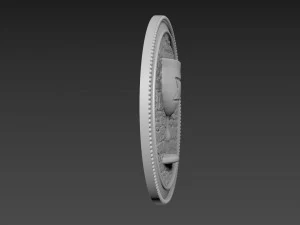 Holy Grail Bas-Relief 3D Model