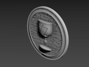Holy Grail Bas-Relief 3D 模型