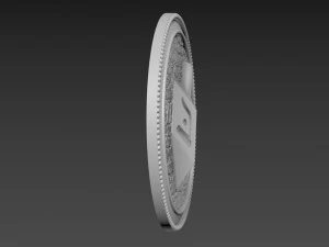 Hanukkah Bas-Relief 3D Model