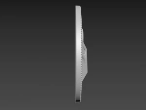 Hanukkah Bas-Relief 3D Model