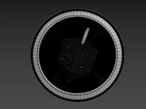 Hanukkah Bas-Relief 3D Model