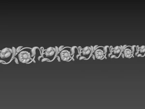 Molding Flowers 3D Model