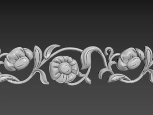 Molding Flowers 3D Model