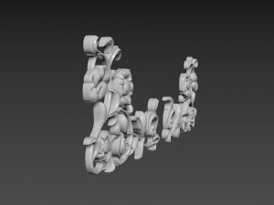 Corner Decor Flowers 3D Model