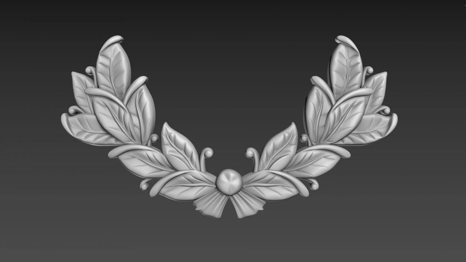 Branch with leaves 3D Model .c4d .max .obj .3ds .fbx .stl .blend 