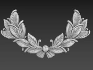 Rama con hojas Modelo 3D