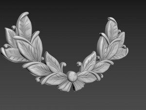 Branch with leaves Modello 3D